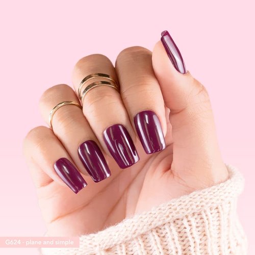 Kiara Sky Gelly Tips Refill Pack - Soak Off Soft Gels - Square Short (Sizes 6, 7, 8, 9)