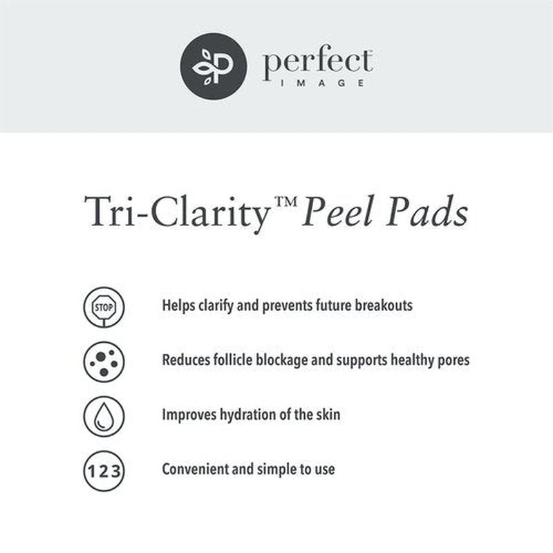 Tri-Clarity | Peel Pads with Salicylic Acid & Tea Tree Oil - 25% Strength for Clearer Skin