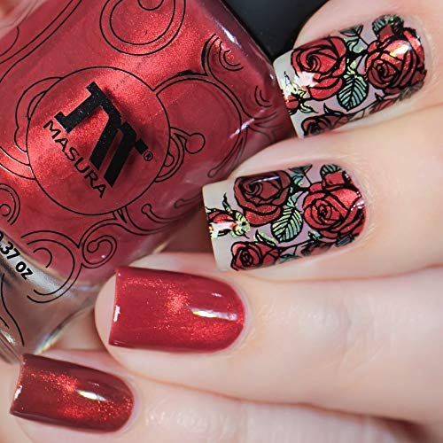 Whats Up Nails - Blossoming Stamping Plates 2 Pack (B037, B044) for Nail Art Design