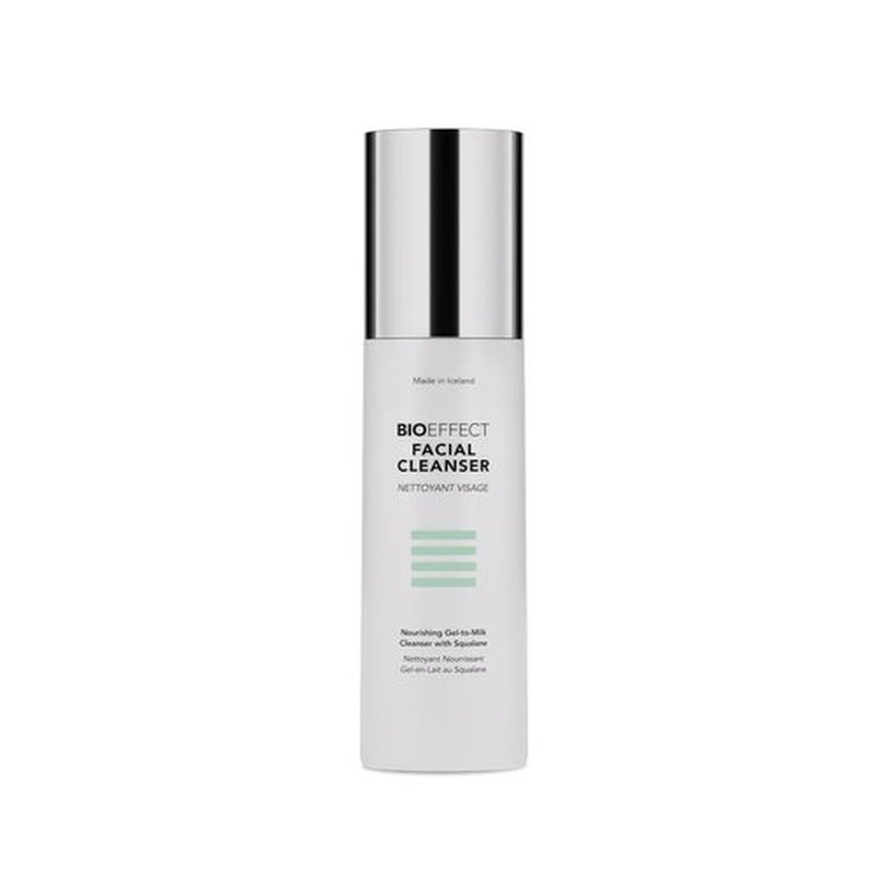 BIOEFFECT Facial Cleanser - Hydrating Gel-to-Milk Face Wash with Squalane | Fragrance-Free, 120ml