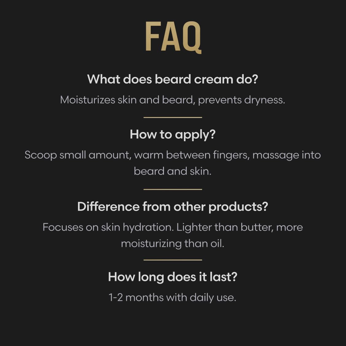 Beard Cream for Men by Beard Struggle -Hoenir's Poem Beard Butter, Moisturizer & Softener for Men - Itch Relief, Hydration with Avocado & Jojoba Oils - Beard, Mustache & Corase Growth Cream, 50g