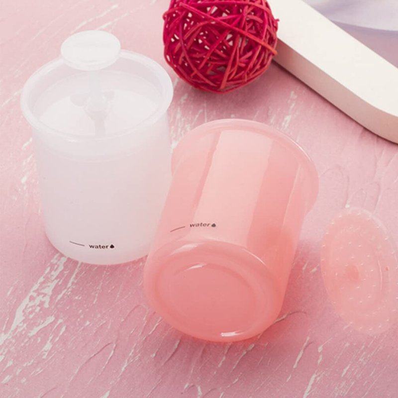 FRCOLOR Facial Foam Maker Manual Foaming Cup for Face Wash Portable Plastic Bubble Maker 3.93X10.23X2.55In Deep Pore Cleanser for Home and Travel Skin Care