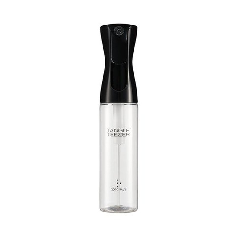TANGLE TEEZER Fine Mist Spray Bottle - Reusable & Refillable for Hair Detangling | 10.1 oz, Black