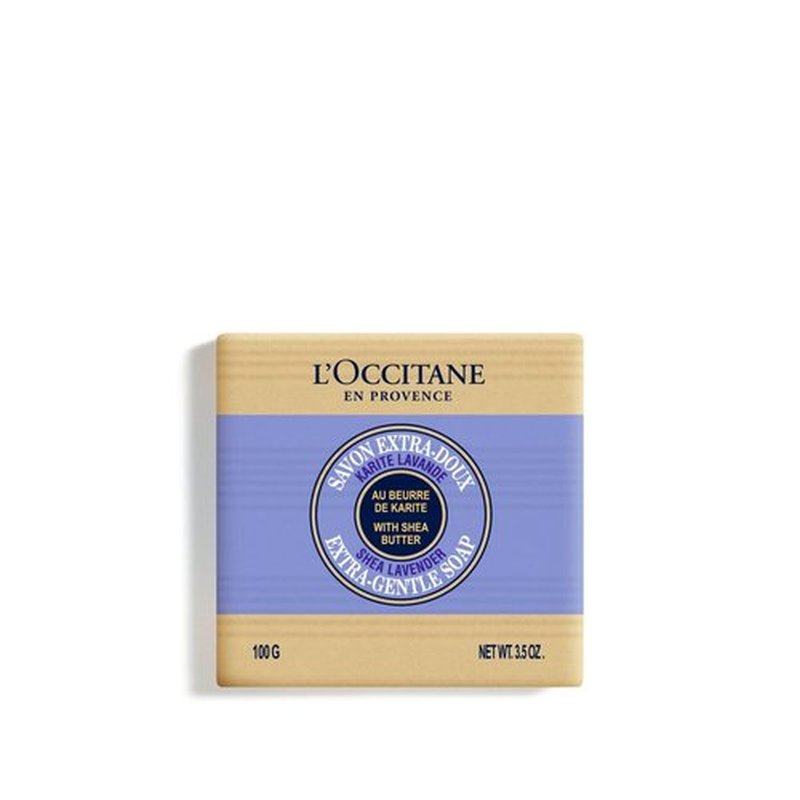 L'OCCITANE Shea Butter Hand & Body Soap Bar - Moisturizing, Extra-Gentle Cleansing, Vegan