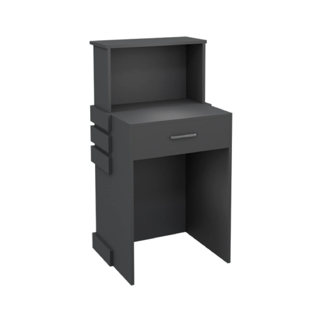 The Shave Factory Barber Reception Desk - Black, Barbershop Reception Desk, Barber Shop Furniture, Barbershop Information Desk, Help Desk