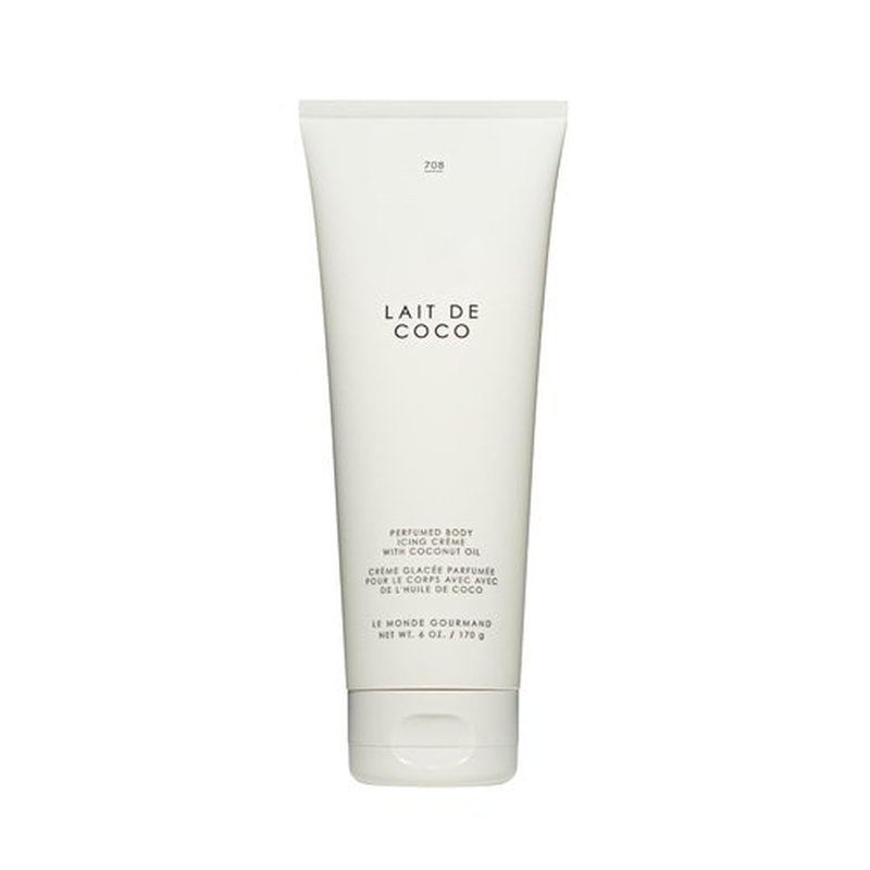 Le Monde Gourmand Lait De Coco Body Icing Crème - Vanilla & Praline Scent - 6 Fl Oz (177ml)