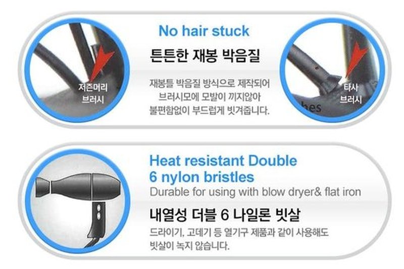 Skiennix Detangling Paddle Brush - Effortless Hair Untangling | Smooth Finish & Comfortable Grip