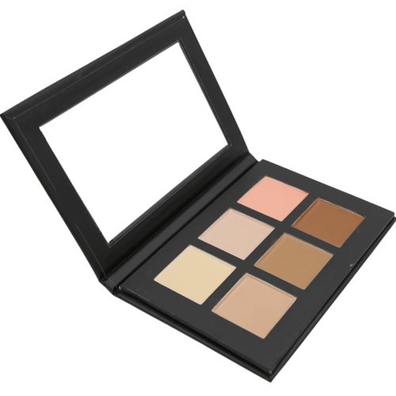 Skiennix Contour and Highlighting Makeup Kit - 6 Color Cream Palette for Medium Skin Tone