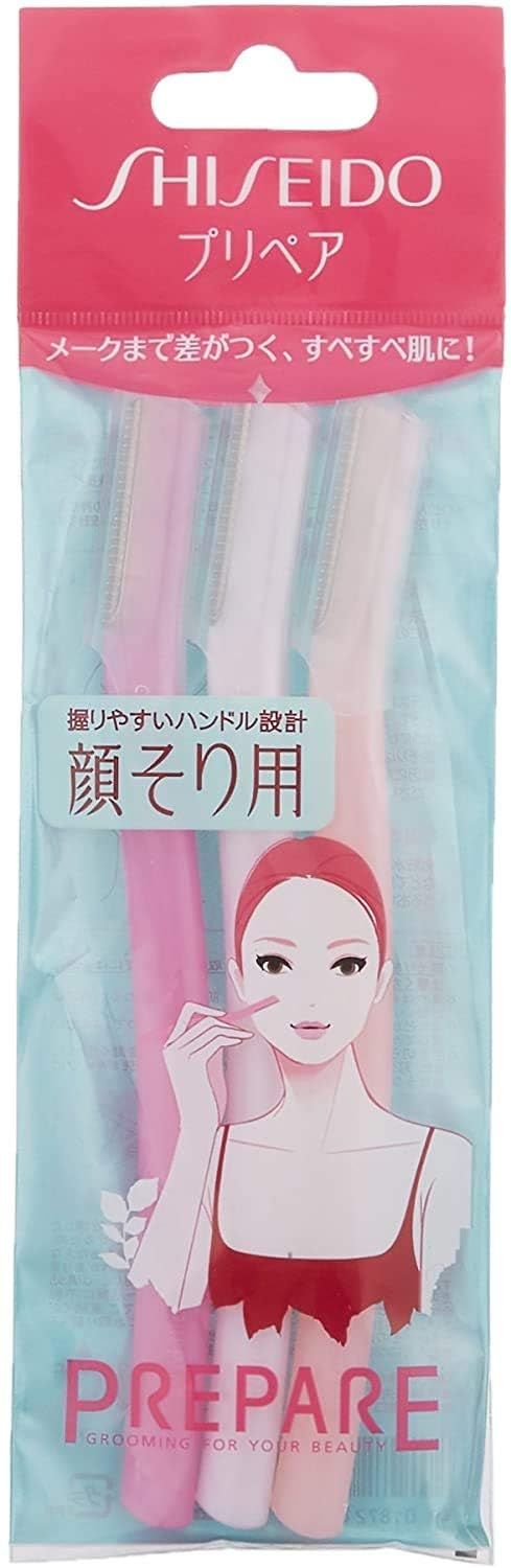 Japanese Razor Facial Prepare 3pcs Set including Japanese Premium Oil Blotting Paper 200 Sheets