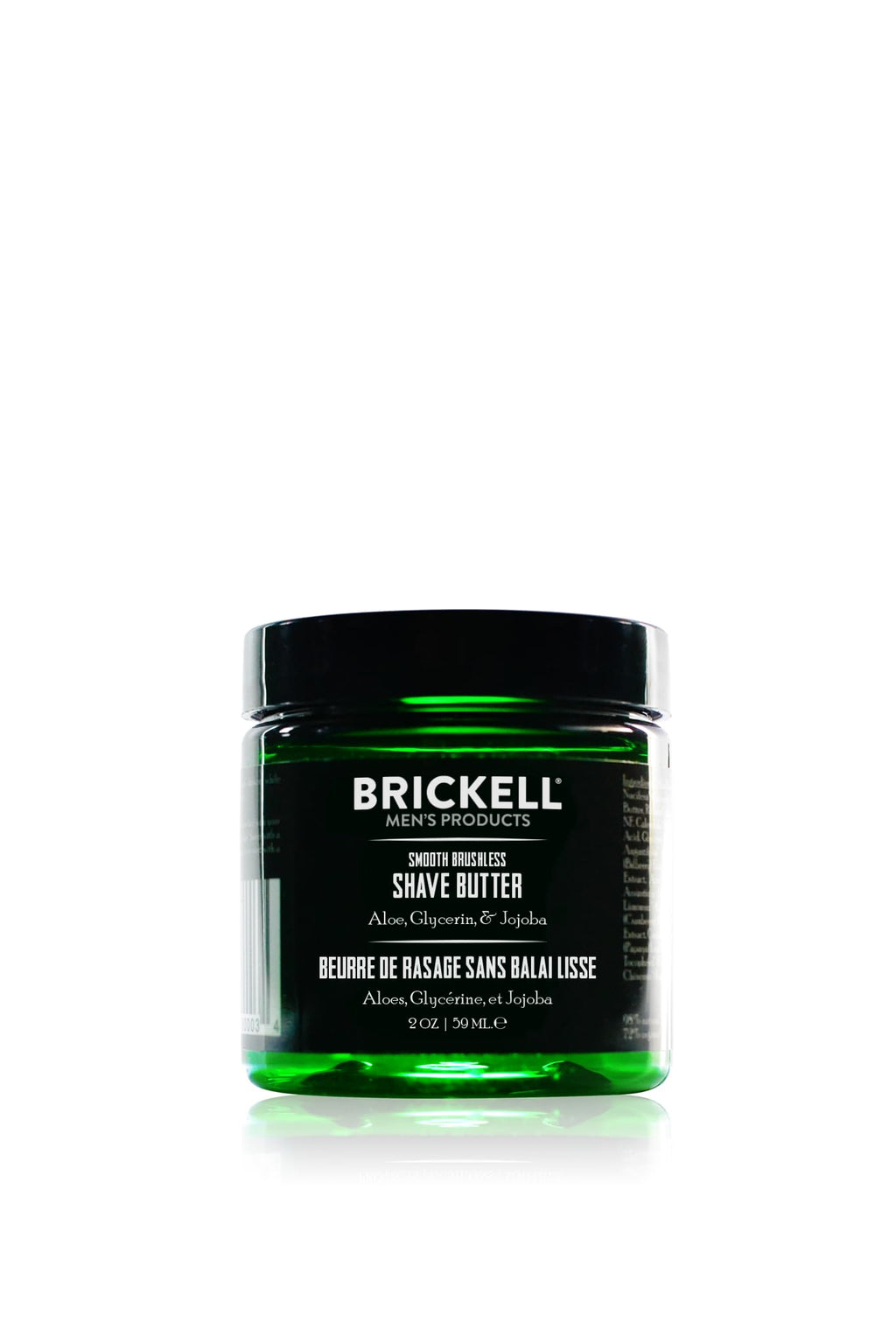 Brickell Men's Smooth Brushless Shave Butter for Men, Smooth Shaving Butter to Fight Nicks, Cuts and Razor Burn, With Shea Butter, Aloe, and Vitamin E, 2 Ounce, Unscented
