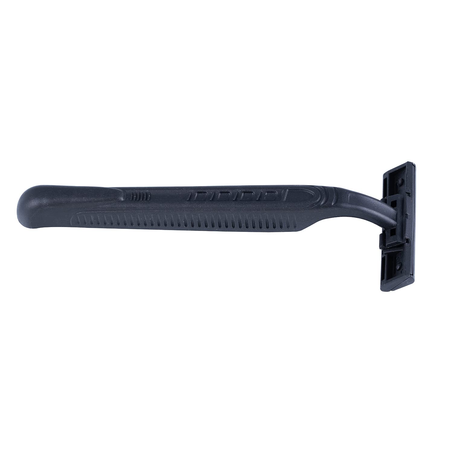 Jet Black Eco-Friendly Disposable Razors, 50 Pieces, Shaving Razors, Premium Quality Dual Blades, Compostable Wheat Straw Handle, Individual Sterilized Packaging
