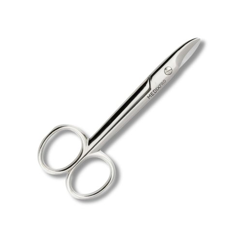MedixPro Toenail Scissors Stainless Steel for Nail Scissors.Safety, Cosmetic & Heavy Duty Precision Cuticle Cutting Scissors for Manicure & Pedicure Grooming ingrown Toenails for Men, Women and Kids.