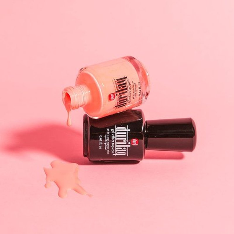 duri Nail Polish, Durilaq Gel Effect Top Coat, Glossy, Fast Drying and Long Lasting Gel Like Look, 0.61 Fl Oz Cosmetics