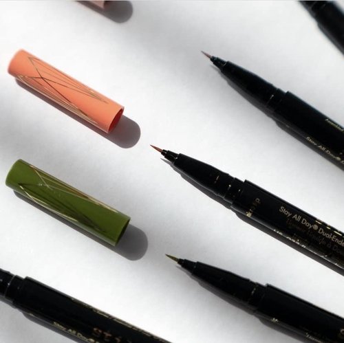 Stila Stay All Day® Dual-Ended Liquid Eye Liner - Long-Lasting, Waterproof Formula | Black & Brown Shades