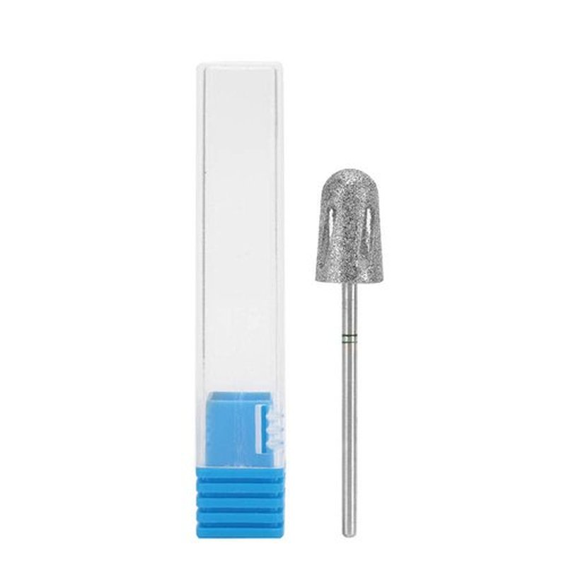Foot Nail Drill Bit Round Head, Stainless Steel Pedicure Cone Bit, Feet Filing Nails Bits Pedicure Drilling Bits Foot Calluses Sanding Polishing Head for Cracked Skin Corns Callus
