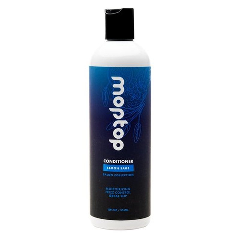 MopTop Salon Daily Conditioner - Color Safe Moisturizer for Dry, Damaged Hair | Sulfate & Paraben Free, 12oz