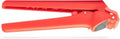 Dreamfarm Garject Lite Garlic Peeler & Press - 2-In-1 Mincer with Ejector, Red Nylon