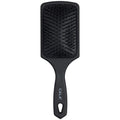 Cala Soft Touch Paddle Hair Brush - Shine Enhancing, Detangling, Anti-Breakage - Black, Unisex, All Ages