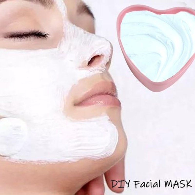 15 Sets Plastic Heart Shaped Facial Mask Mixing Bowl, Pink Facemask Bowl DIY Skin Care Mixing Tool Kit with Spatulas for Mud Masks, Home Salon, and Beauty Salon Use, Face Mask Applicator Tool(15 Pcs)