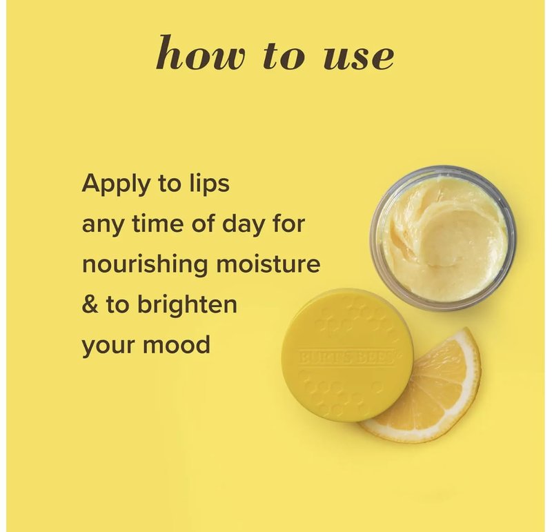 Burt's Bees Lip Treatment - 100% Natural Hydrating Balm with Sea Minerals | Sweet Mint (Lemon Sorbet)