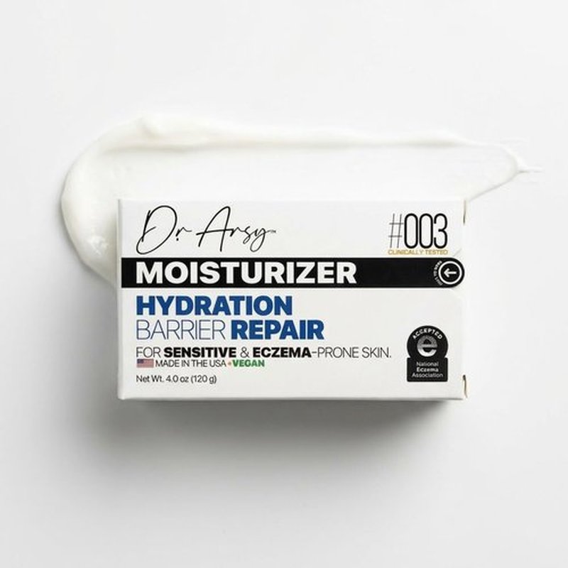 Moisturizer #003 by [Brand Name] - Hydrating Face & Body Cream for Dry, Sensitive, Eczema-Prone Skin | Fast Absorbing, Fragrance-Free, Vegan | 120g