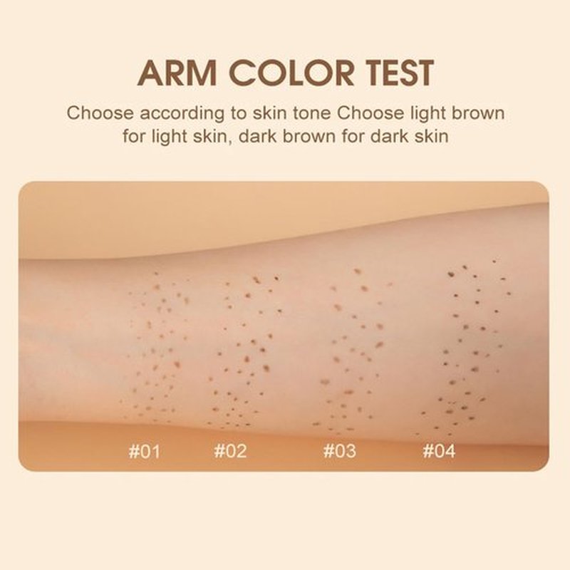 Freckle Pen | Natural Lifelike Faux Freckles Makeup | Waterproof & Quick-Dry | 01 Light Brown & 02 Natural Coffee