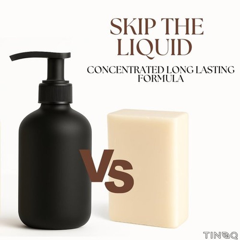 TINOQ Unscented Bar Soap | Only 7 Ingredients | For Sensitive Skin, Face & Body Wash | Natural Moisturizing Formula with Organic Coconut Oil, Shea Butter & Olive Oil | 2 Pack