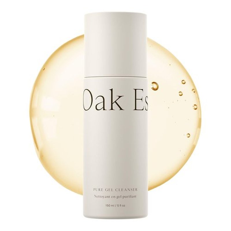 Oak Essentials Pure Gel Cleanser | Clarifying Gel Face Wash with Aloe and Amino Acids | Removes Dirt & Oil Without Drying, 5 Fl Oz