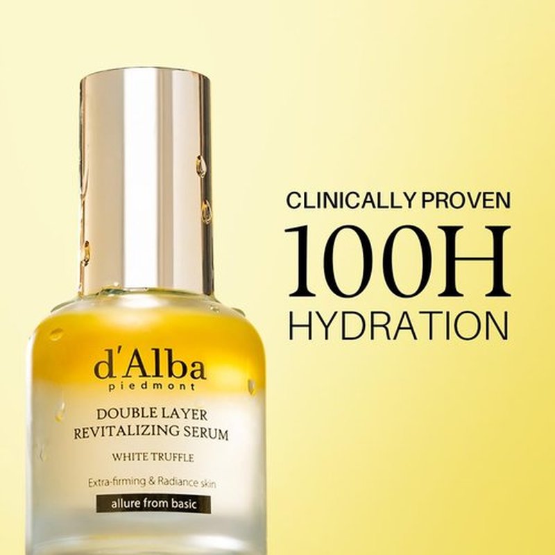 d'alba Piedmont Italian White Truffle Serum - Double Layer Hydration & Firming | 1.01 fl. oz, Hyaluronic Acid & Centella Asiatica