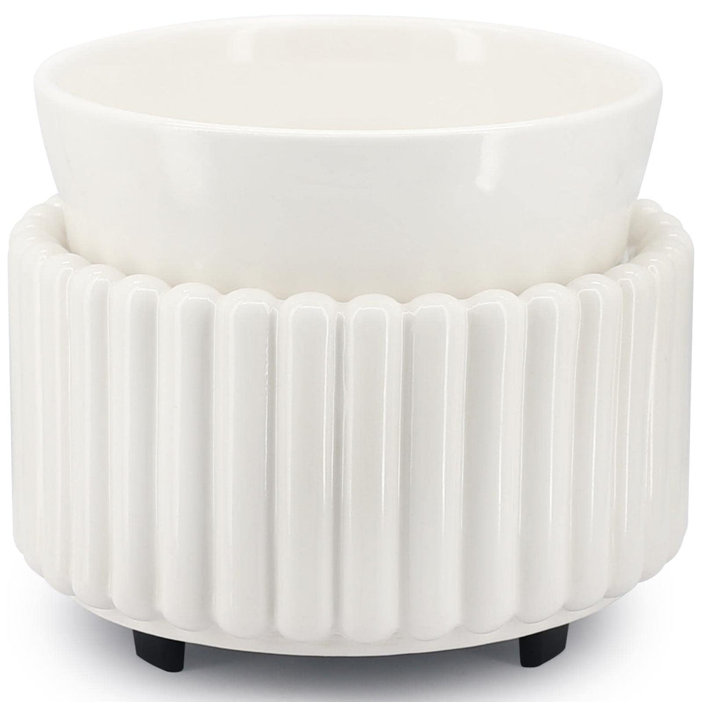 VICTORIA AROMA Ceramic Wax Melt Warmer 3-in-1 Candle Wax Warmer for Scented Wax Melter Electric Fragrance Wax Burner for Home Office Bedroom Gift & Decor…
