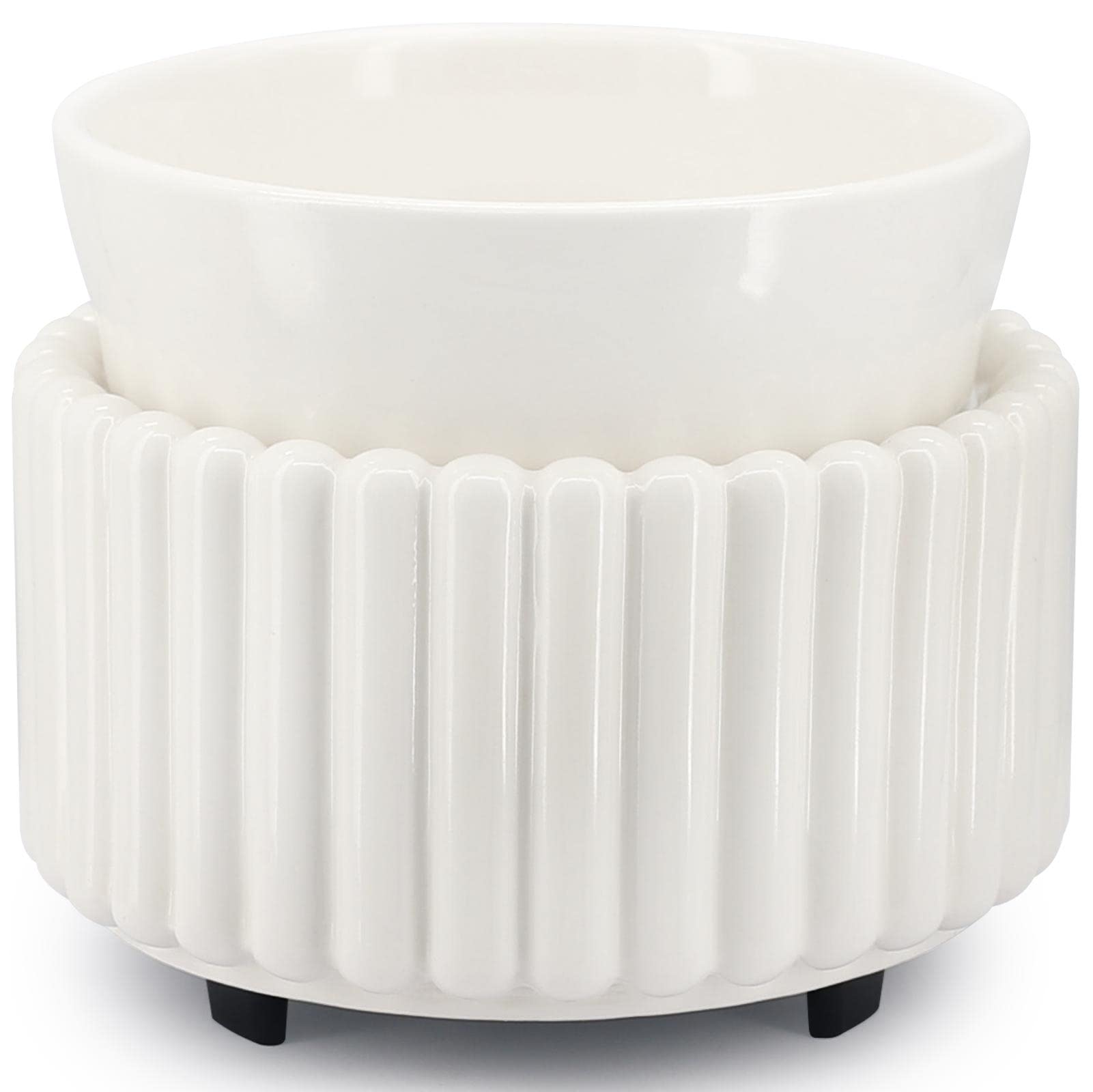 VICTORIA AROMA Ceramic Wax Melt Warmer 3-in-1 Candle Wax Warmer for Scented Wax Melter Electric Fragrance Wax Burner for Home Office Bedroom Gift & Decor…