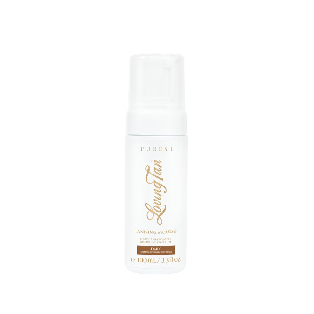 Loving Tan Purest Tanning Mousse, Dark - Sunless Tanner Made From 97% Certified Organic & Naturally Derived Ingredients - Up to 5+ Self Tan Applications Cruelty Free, Vegan - 3.3 Fl Oz