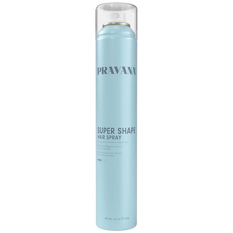 Pravana Super Shape Hair Spray - Medium to Strong Hold Styling Mist | Humidity Defense & Body Boost | Vegan & Cruelty Free