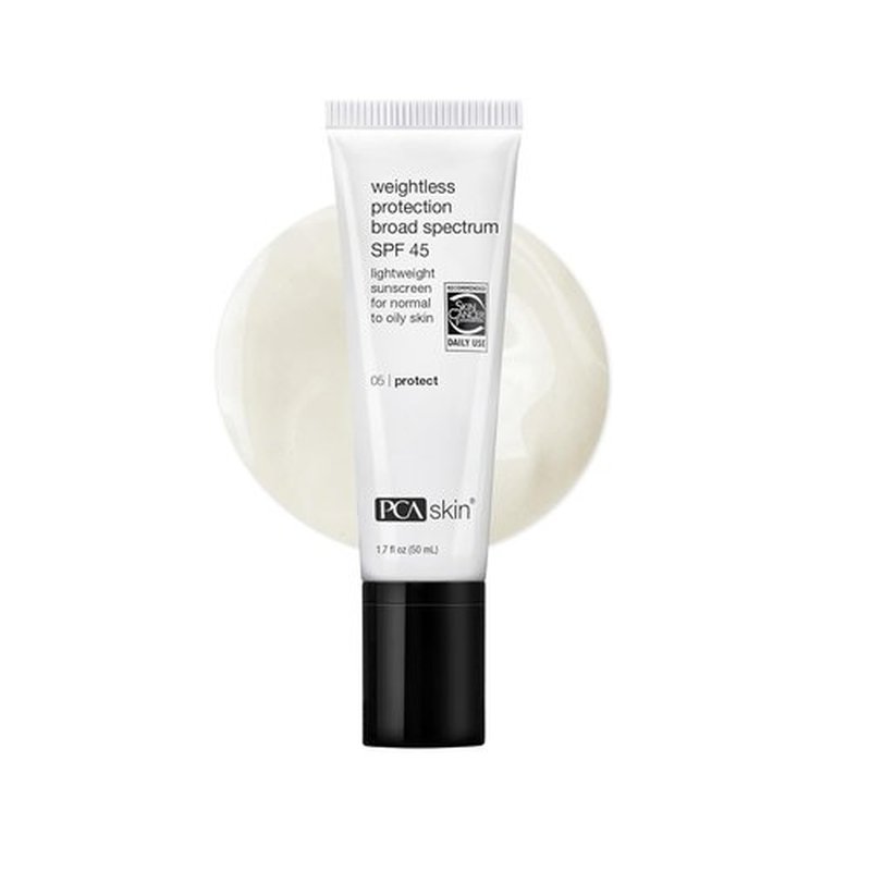 PCA SKIN Weightless Protection SPF 45 - Oil-Free Hydrating Sunscreen for Acne-Prone Skin (1.7 fl oz)