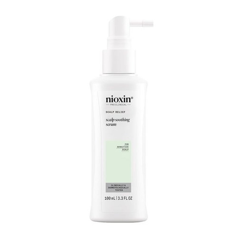 NIOXIN Scalp Relief Serum - Soothing Leave-In Treatment for Sensitive Scalps | Aloe Vera & Vitamin E | 3.3 Fl Oz