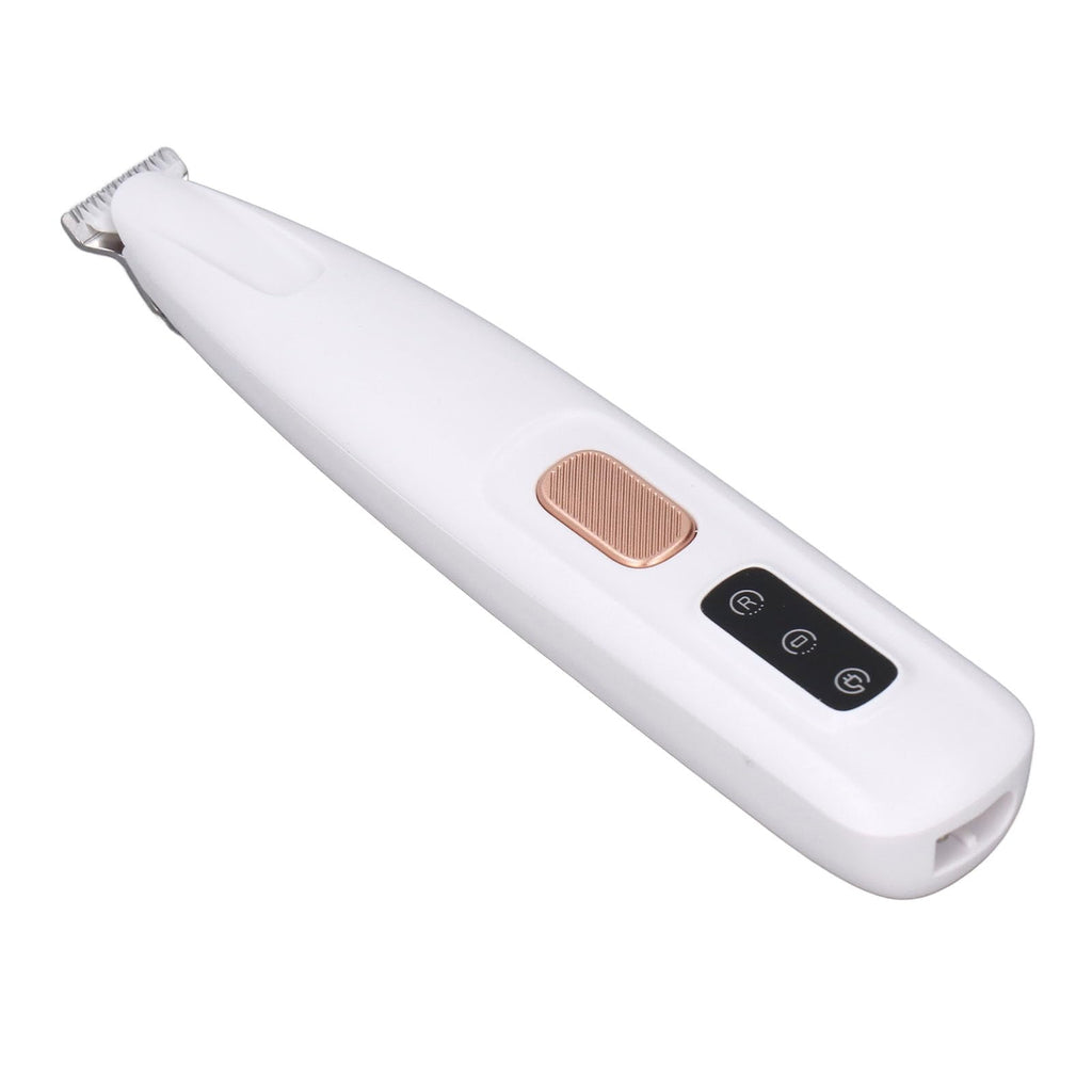Akozon Pet Trimmer with LED Light – Low Noise Rechargeable Electric Dog & Cat Hair Clipper for Precise Grooming