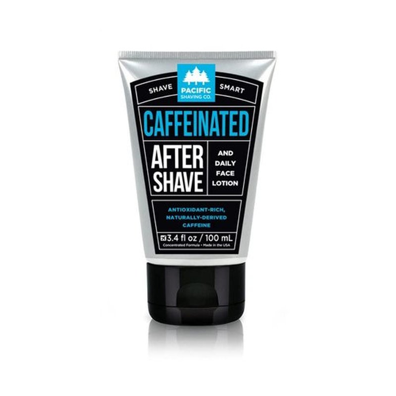 Pacific Shaving Company Caffeinated Aftershave - Soothes Skin, Reduces Redness | Natural Ingredients, 3.4 oz