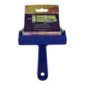 4-Inch Gel Press Rubber Brayer - for Printmaking, Scrapbooking, Paper Crafts, Home Decor & More - Blue & Green