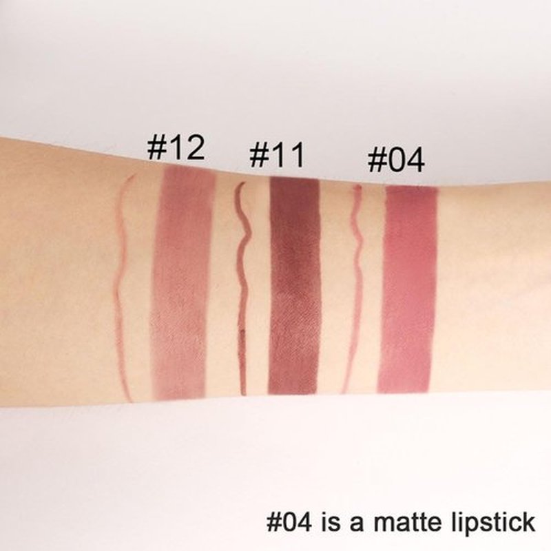 Kaely 2-in-1 Nude Brown Lip Liner & Lipstick Set - Long-Lasting Matte Finish | Waterproof 24-Hour Wear