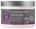 Design Essentials Peppermint & Aloe Anti-Itch Hair Treatment | Dandruff Relief, 5 Fl Oz, White