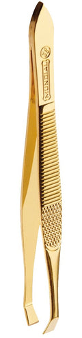 Mundial Gold Tongs Straight Tip S/A Gold