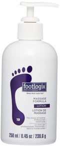 Footlogix Massage Formula Lotion - Deep Moisturizing Relief for Tired Feet | 8.45 oz