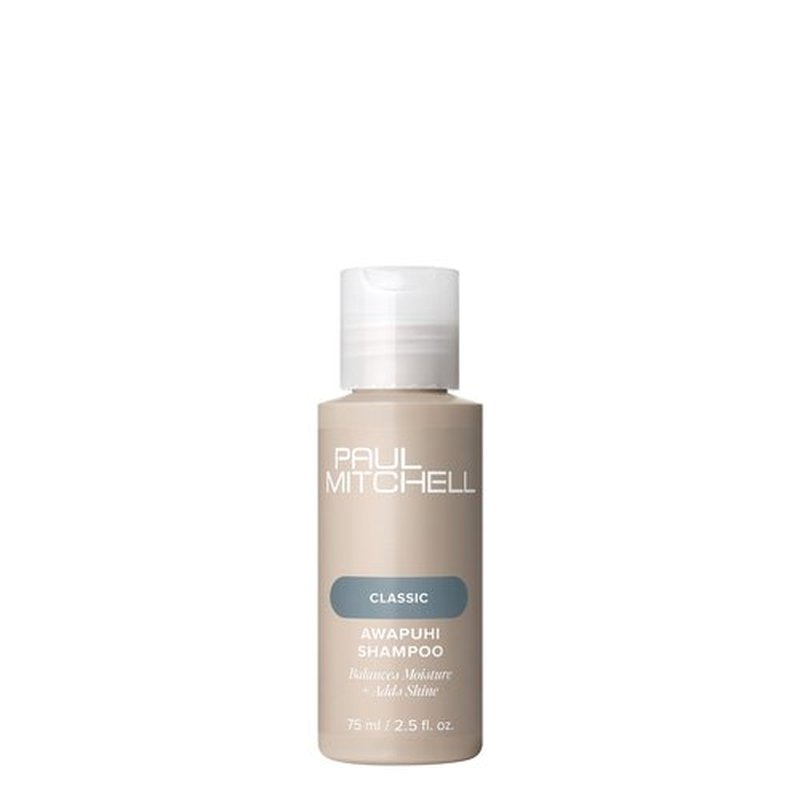 Paul Mitchell Awapuhi Shampoo, Balances Moisture + Adds Shine, For All Hair Types, Especially Fine + Static-Prone Hair, 2.5 fl. oz.