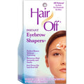 Hair Off Eyebrow Wax Strips – Fast & Painless Eyebrow Shaping Kit for Women – Face Wax Strips for Hair Removal – 18 Ct, 6 Pack