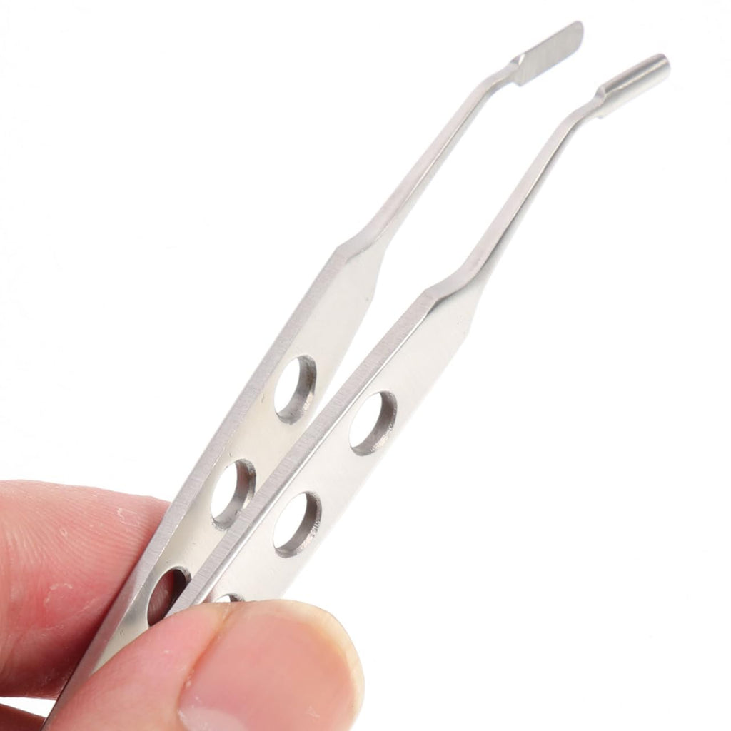 Meibomian Gland Expressor Stainless Steel Eyelid Massage Tweezers for Stye Treatment and Chalazion Removal Eye Gland Expressor Tool 4.13In
