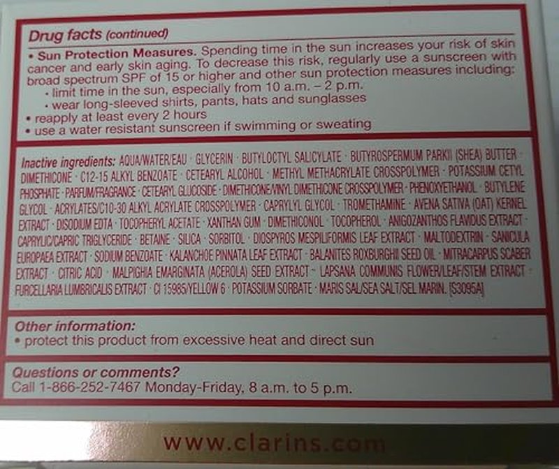 Clarins Extra-Firming Day Cream SPF 15 | Anti-Aging Moisturizer | UVA/UVB Protection | Visibly Regenerated, Firmer Skin* | Boosts Radiance