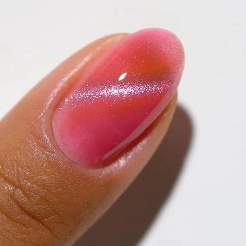 DND DC 9D Cat Eye Gel Polish - Twilight Blush, Unicorn Smoothie, Creamy Collection | 0.6 OZ