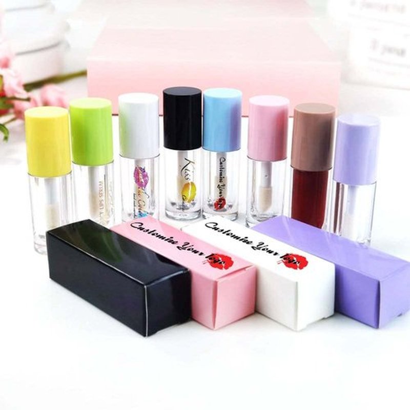 COSIDEA 14pcs Empty 6ml big brush lip gloss tubes for DIY lip gloss,Nude lipgloss containers
