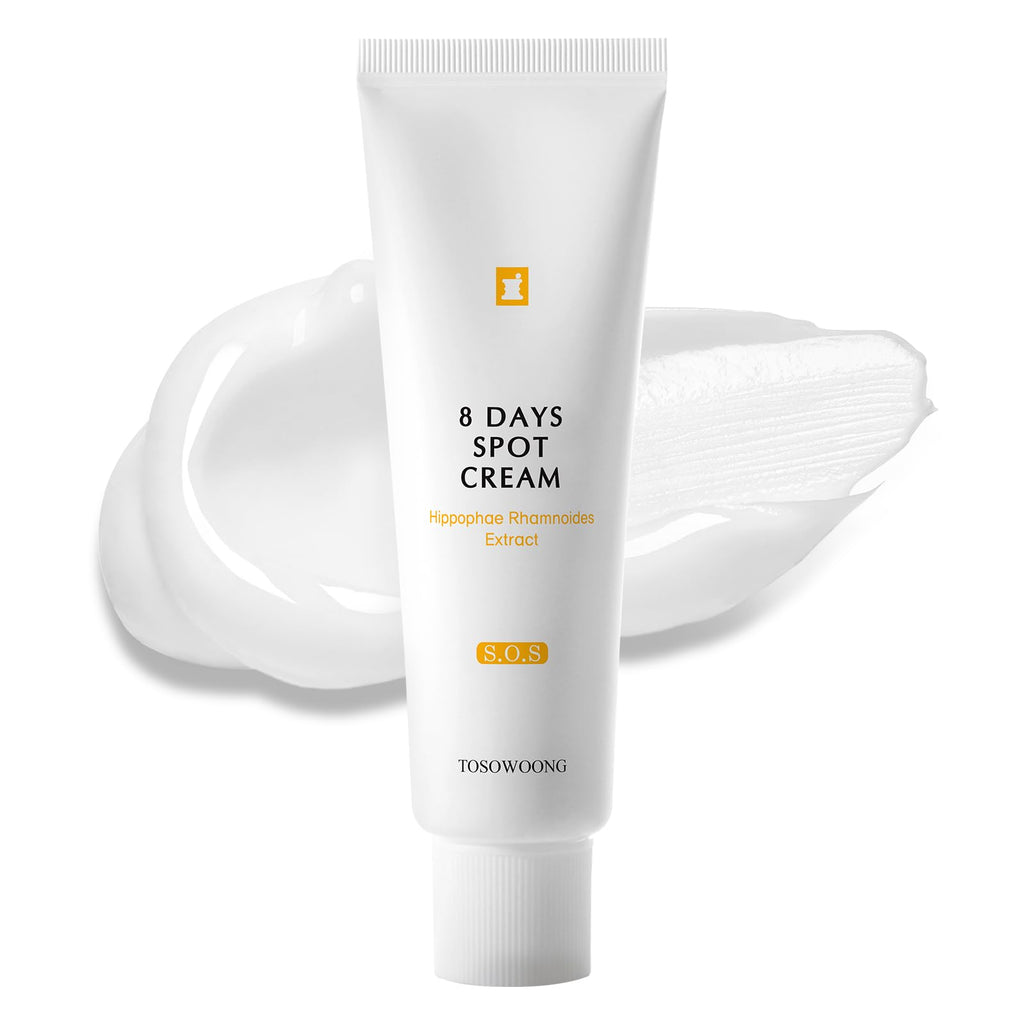 TOSOWOONG 8 Days Spot Cream, Dark Spot Remover for Face, Age Spot, Sun Spot, Freckles, Melasma, Brown Spot Serum, Advanced Formula Corrector Cream with Niacinamide for Women and Men, 50g, 1.76 oz.