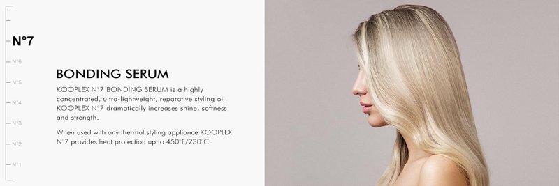 No.7 Bonding Hair Serum - Leave-In Repair Treatment with Heat Protection Up to 450°F | 1.69fl oz for Damaged & Curly Hair